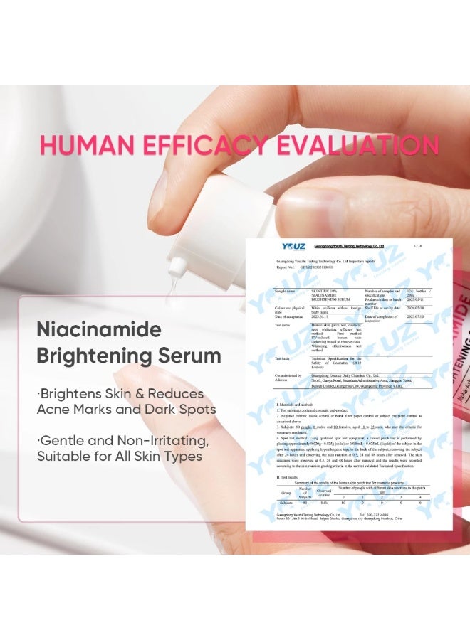 سكينتفيك مجموعة سكينتيفيك للتفتيح والاشراقة بالنياسيناميد (جل + سيروم) - Image 4